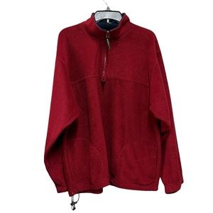 Roundy Ridge 1/4 Zip Fleece Pullover GUC L